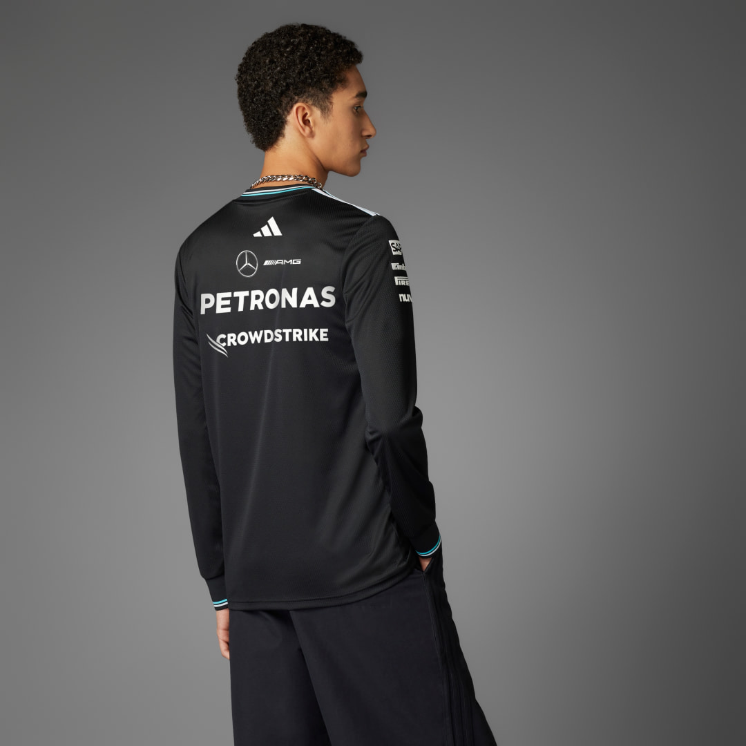 Detalle 2 de Camiseta de manga larga Mercedes AMG Petronas F1 Team Driver Authentic – Adidas