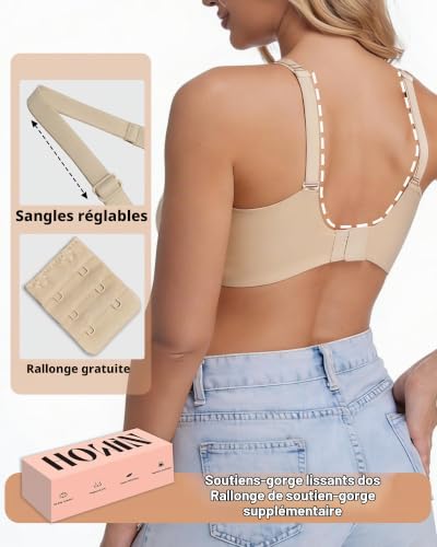 Thumbnail 3 de HOWIN Soutien Gorge sans Armature Comfit Brassiere Plongeant Femme