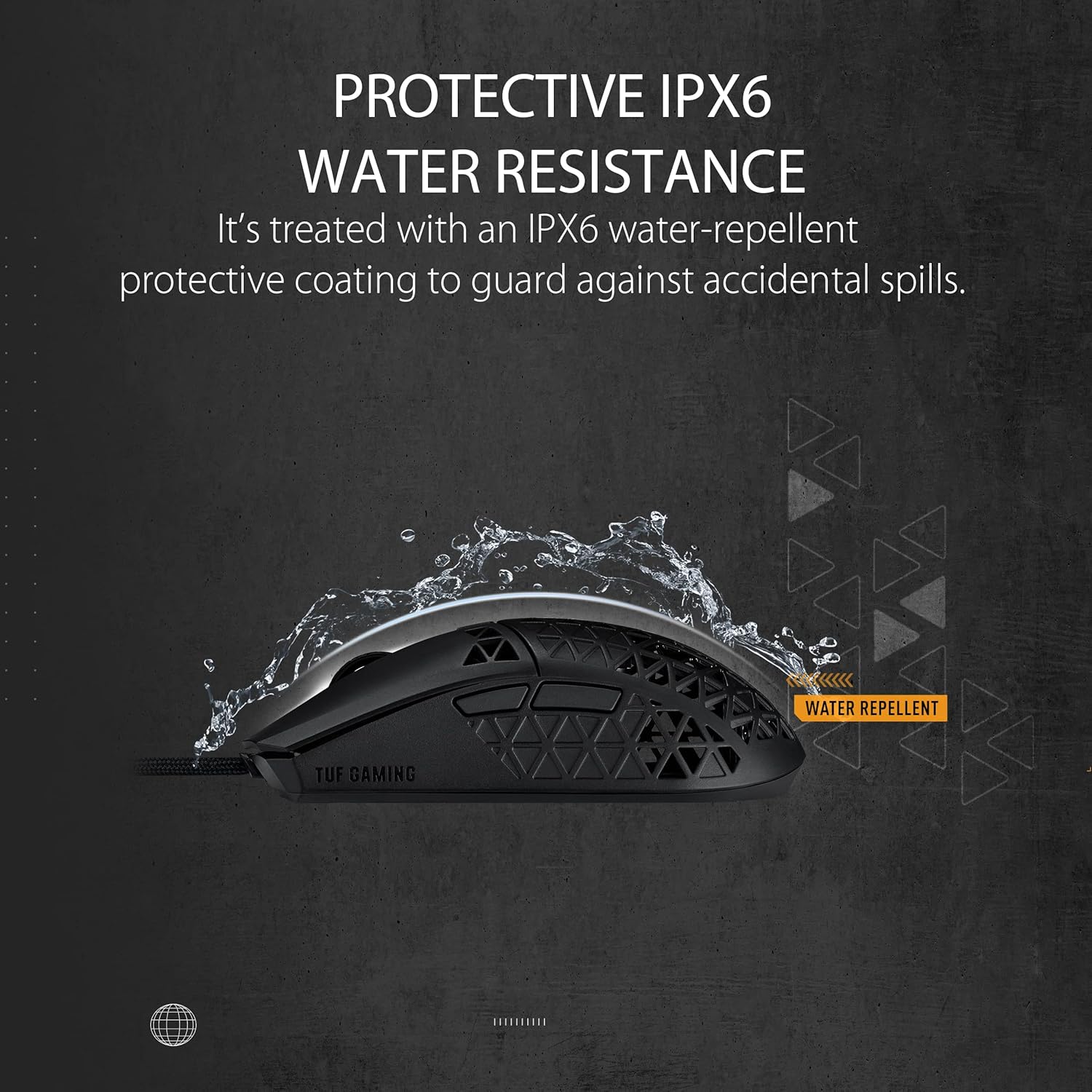 Thumbnail 4 de ASUS TUF Gaming M4 Air Wired Gaming Mouse (16,000 DPI, IPX6, 6 programmable buttons)