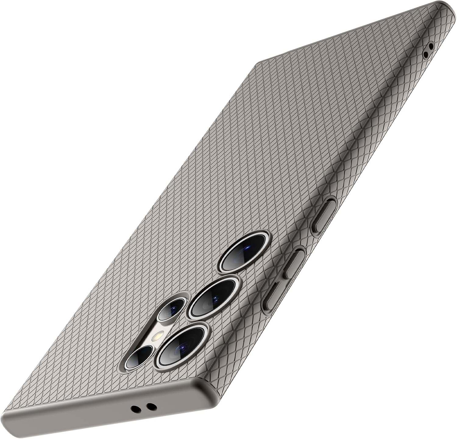 Thumbnail 6 de JETech greppskal för Samsung Galaxy S24 Ultra, Titanium Black med TPU och kameraskydd