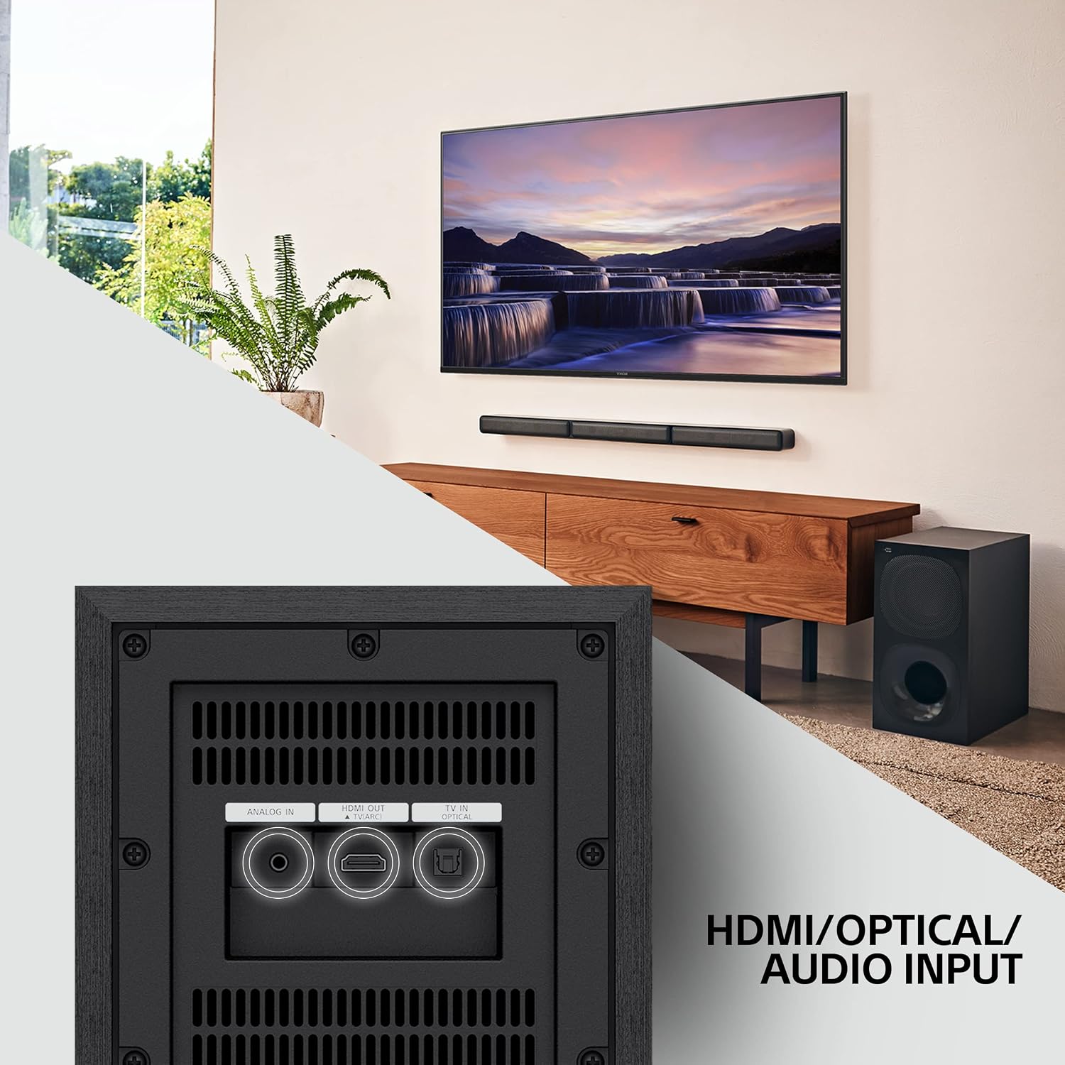 Detalle de Sony 5.1-channel home theater soundbar system
