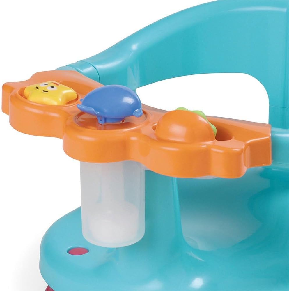 Detalle de Foppapedretti Seggiolino Da Bagno Tuffetto 30x38.5x24.5 cm, per Bambini fino a 13 kg, arancio-azzurro