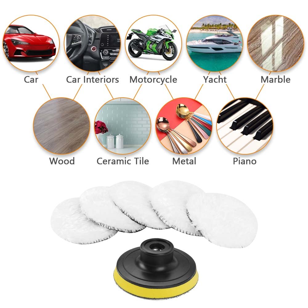 Thumbnail 3 de URAQT Car Polishing Pads 80mm 8 pack