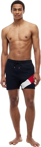 Detalle de Bañador para Hombre Tommy Hilfiger Sf Medium Drawstring Pernera Larga - Azul Desert Sky, XXL