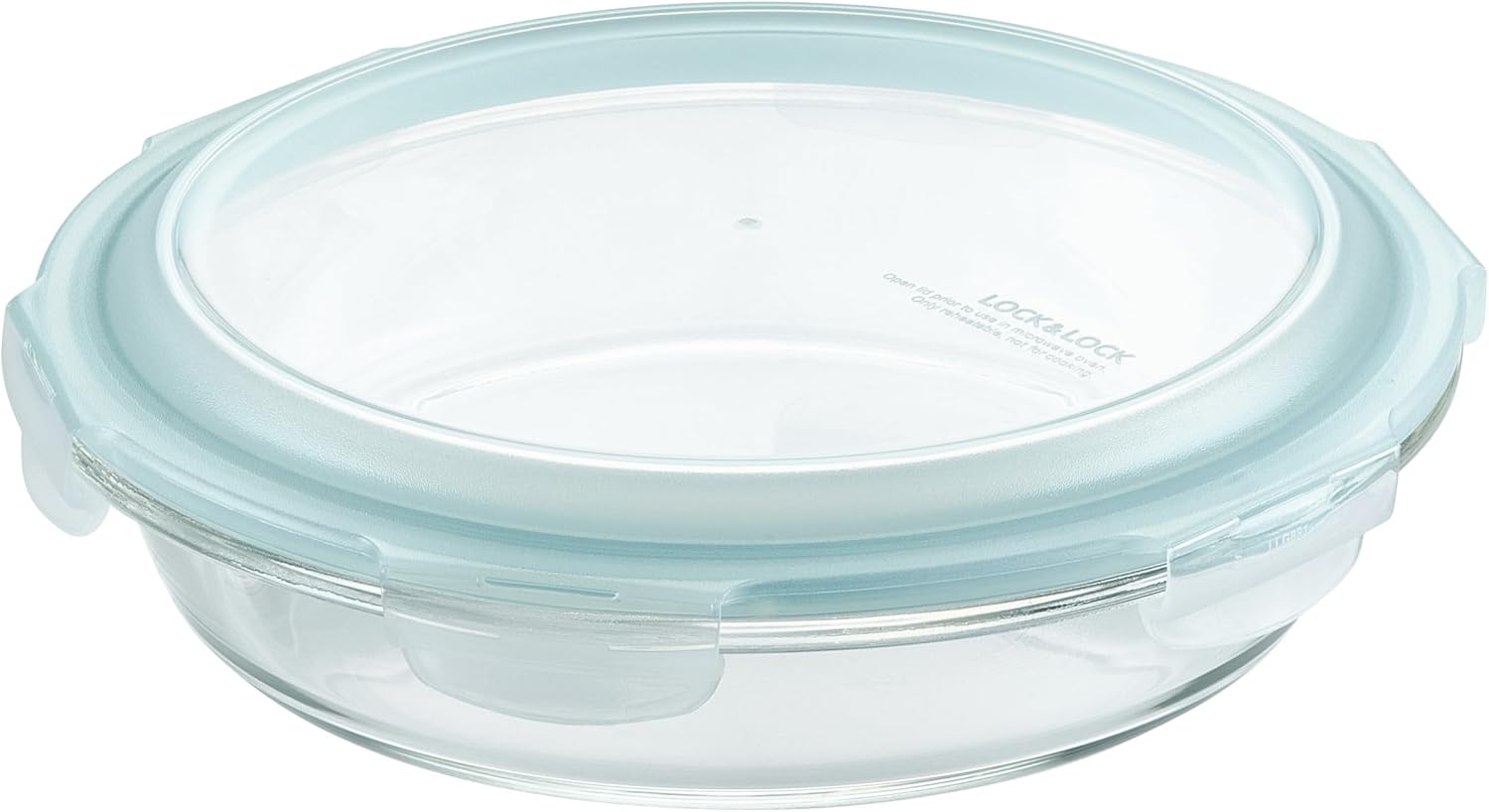 Detalle de Lock & Lock Glass Pie Dish, 9.5-Inch