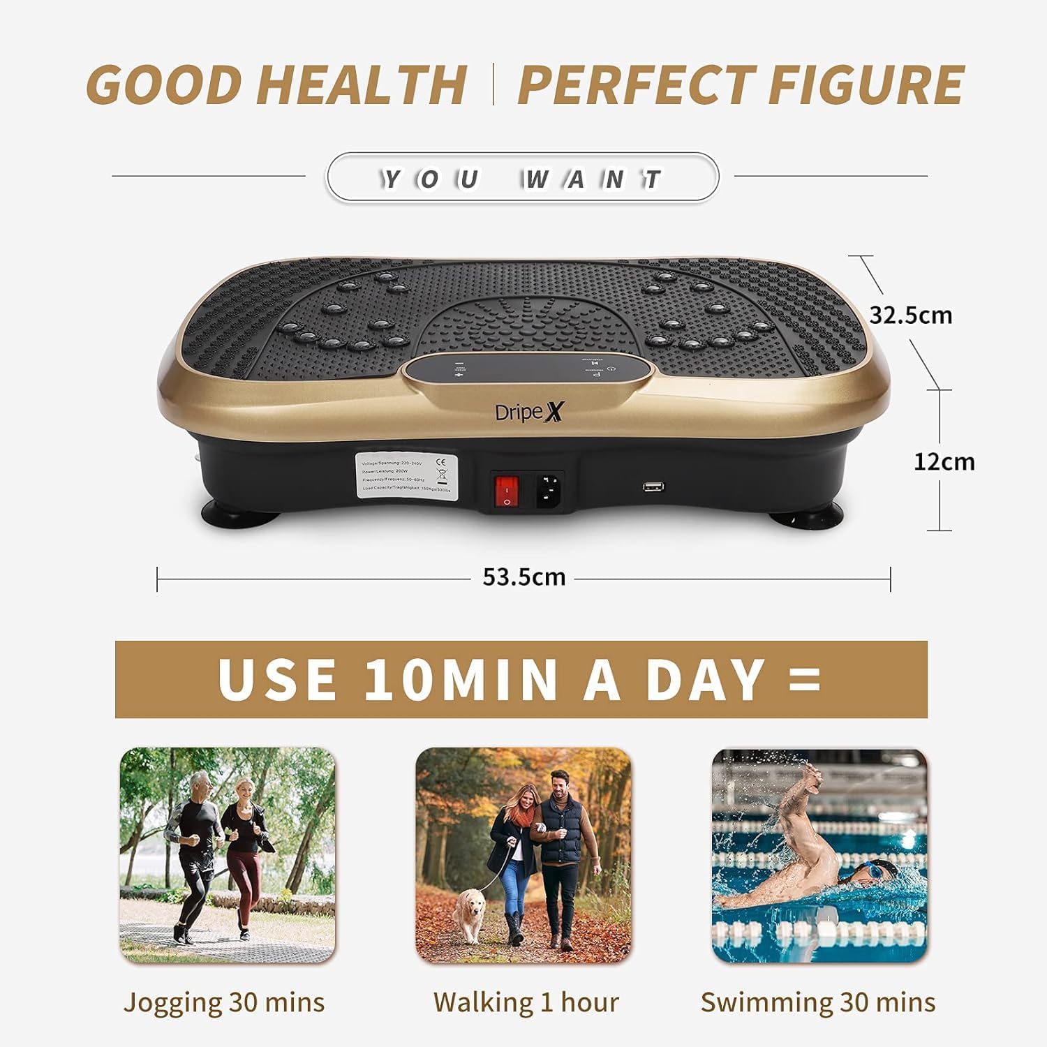 Thumbnail 4 de Dripex Vibration Plate 99 Levels