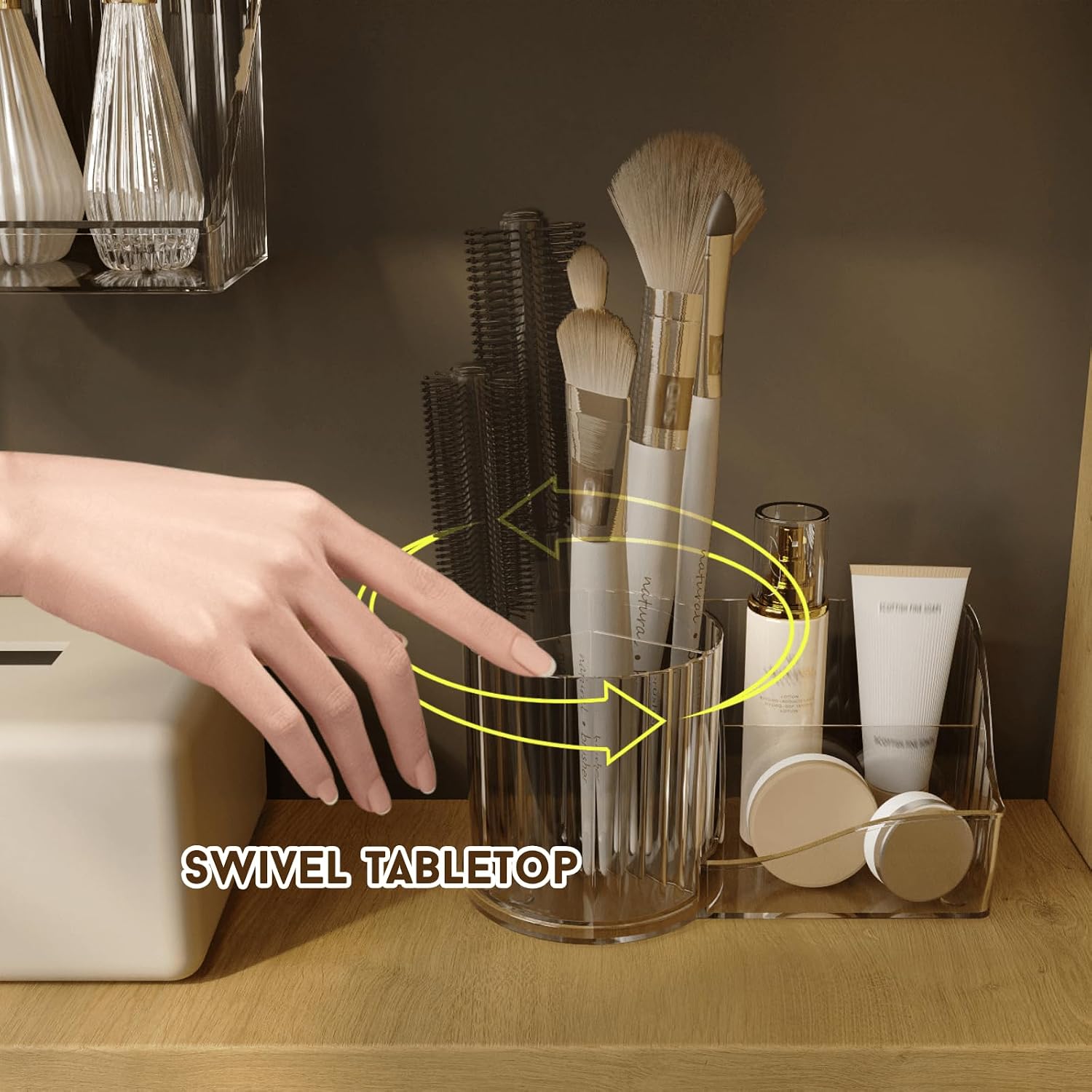 Thumbnail 3 de RMAN 6 Stücke Spiegelschrank Organizer Kosmetik