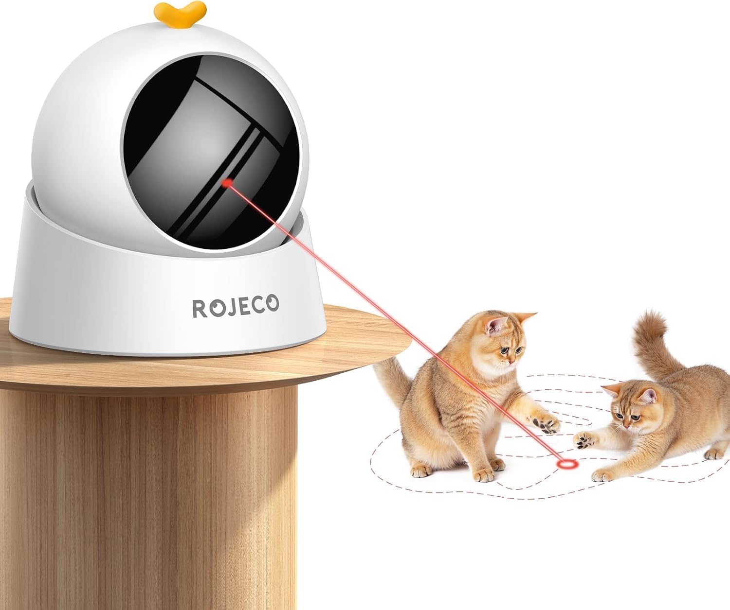 Detalle de Katzenspielzeug Interaktiv mit 360° Basis 1000 mAh