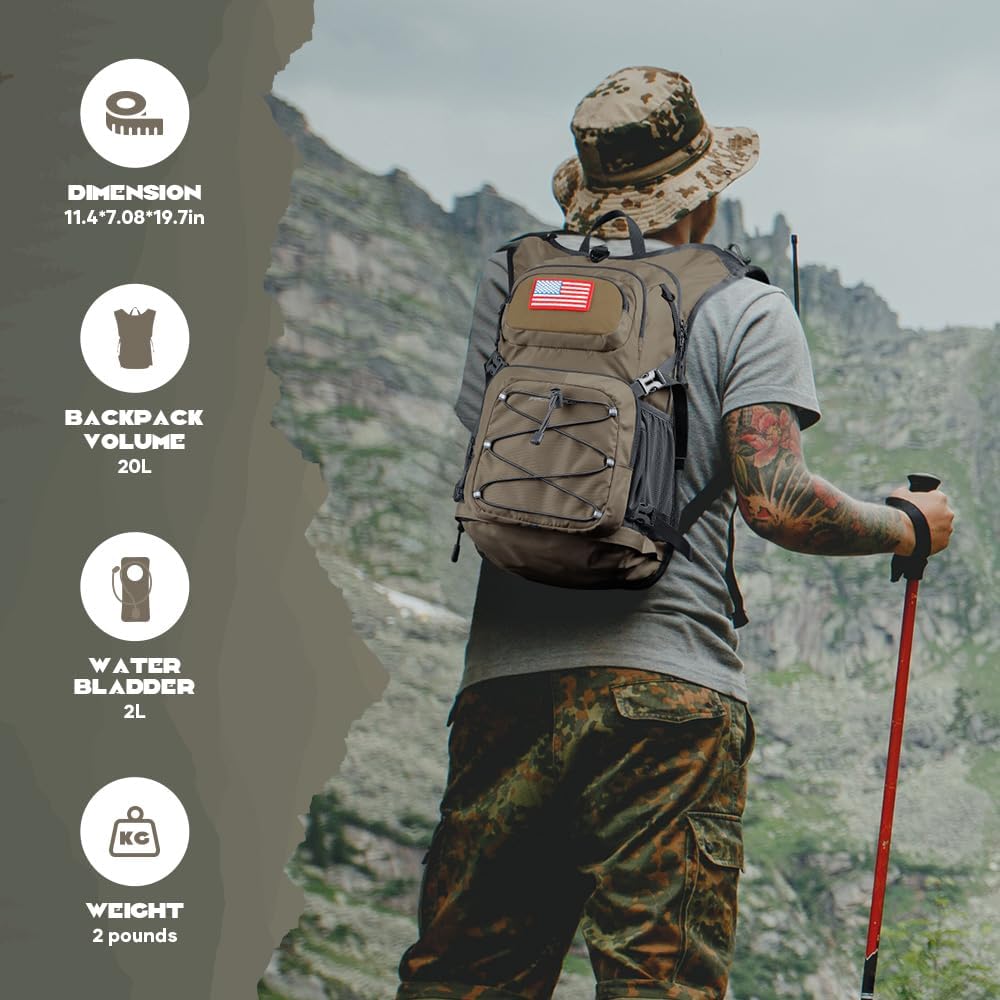Detalle 2 de Maelstrom Hydration Hiking Backpack 20-liter