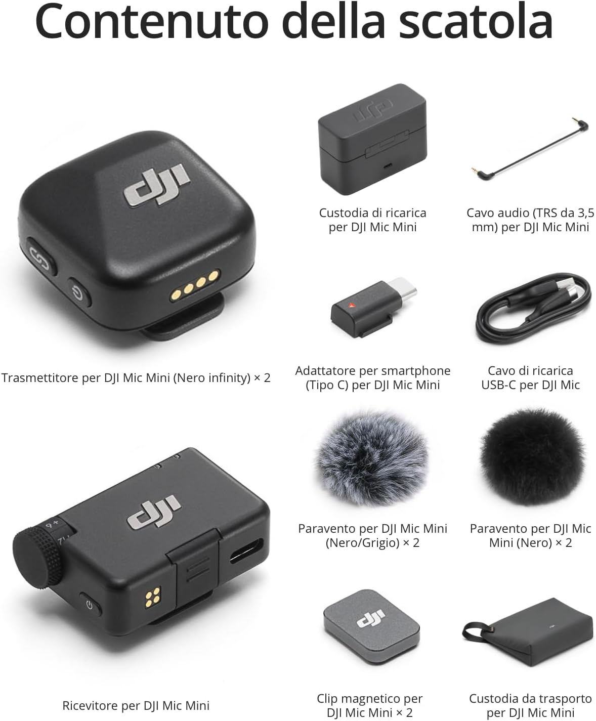 Thumbnail 5 de DJI Mic Mini microfono wireless 48 ore