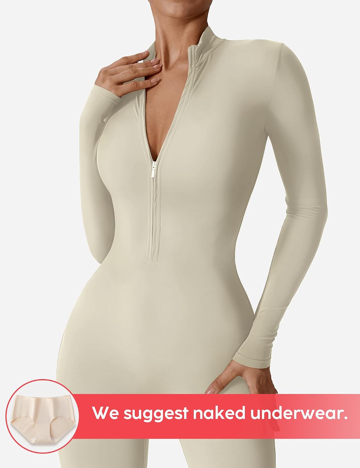 Thumbnail 3 de YEOREO Women Long Sleeve Jumpsuit 87% Nylon