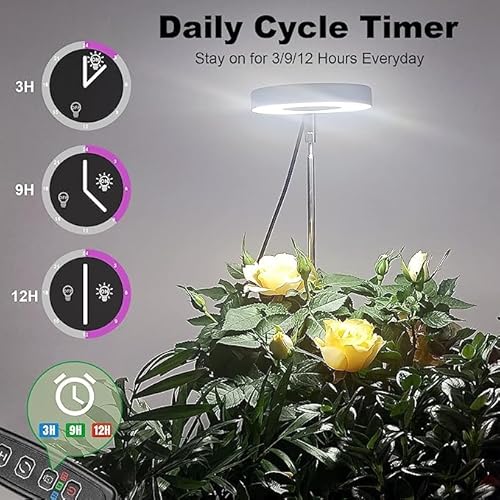 Detalle 2 de Qoolife Lámpara de Plantas 48 LED 🌱
