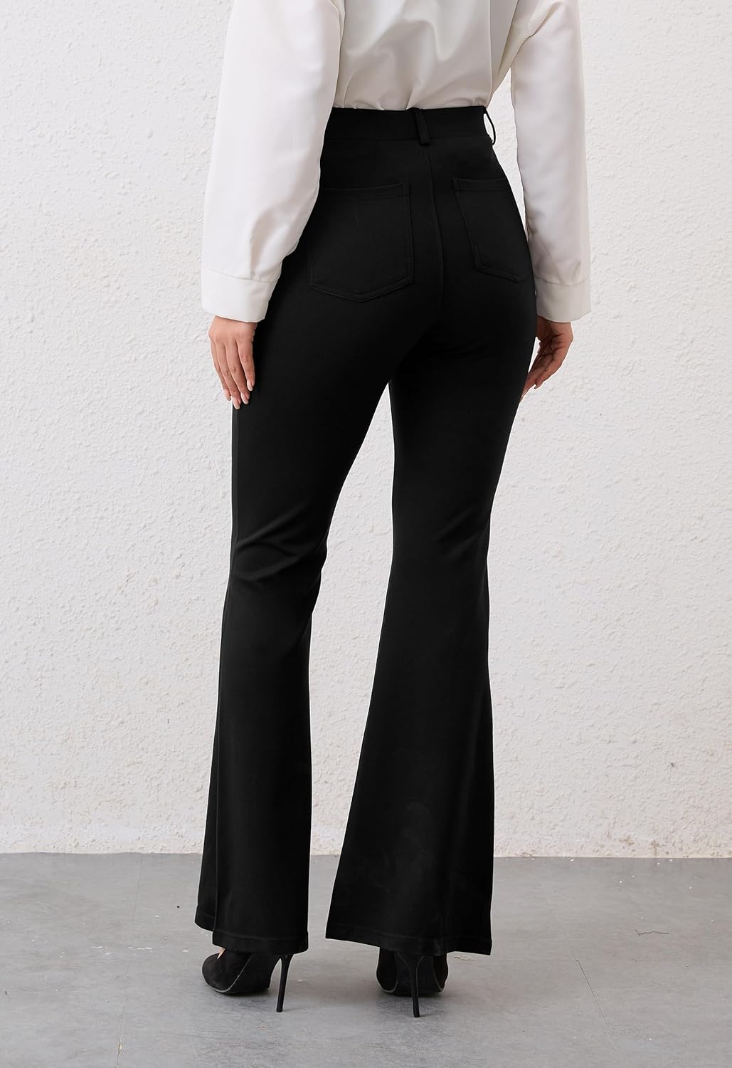 Thumbnail 1 de VIMPEP Women’s Classic Yoga Dress Pants High Rise Flare Pull-On Work Yoga Pants 2102