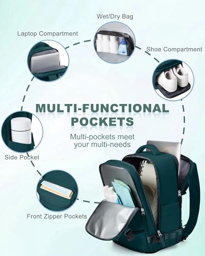 Detalle de SZLX Mochila de Cabina 40x30x20 para Mujer – Compatibilidad Ryanair/Wizz Air y más