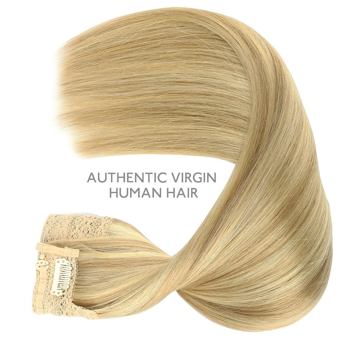 Thumbnail 6 de WENNALIFE 20-inch Remy Wire Hair Extensions — Light Blonde Highlighted Golden Blonde, 110g