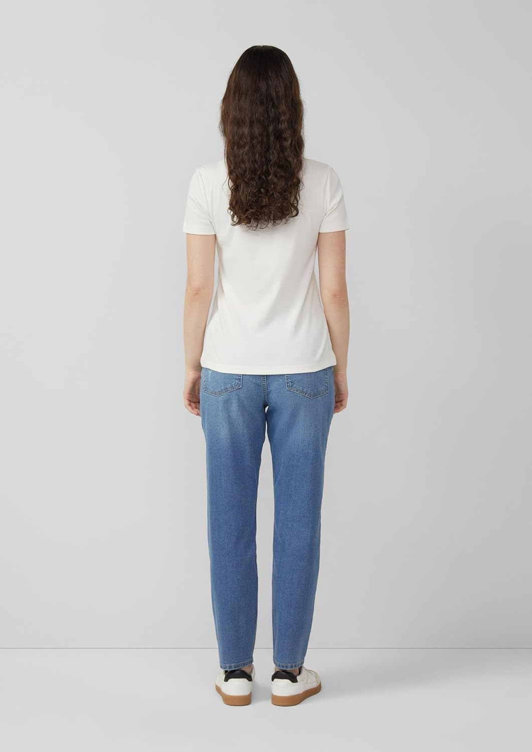 Thumbnail 6 de s.Oliver Damen RIPP-T-Shirt mit Spitze am Ausschnitt – V-Ausschnitt, 1er Pack