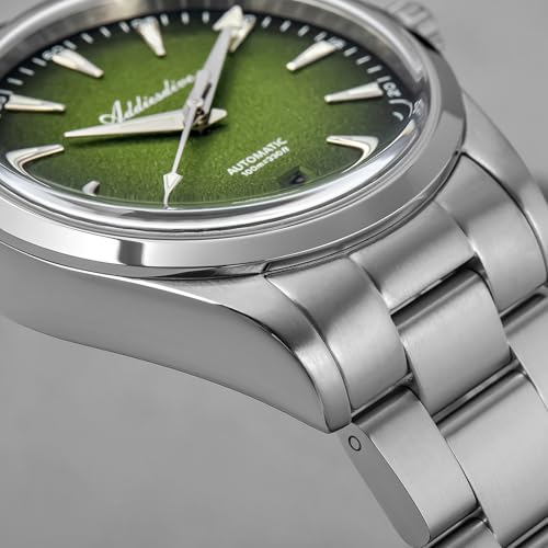 Detalle 2 de ADDIESDIVE AD2094 NH35A: reloj mecánico automático para hombre 39 mm, luminiscente BGW9 y 100 m de resistencia