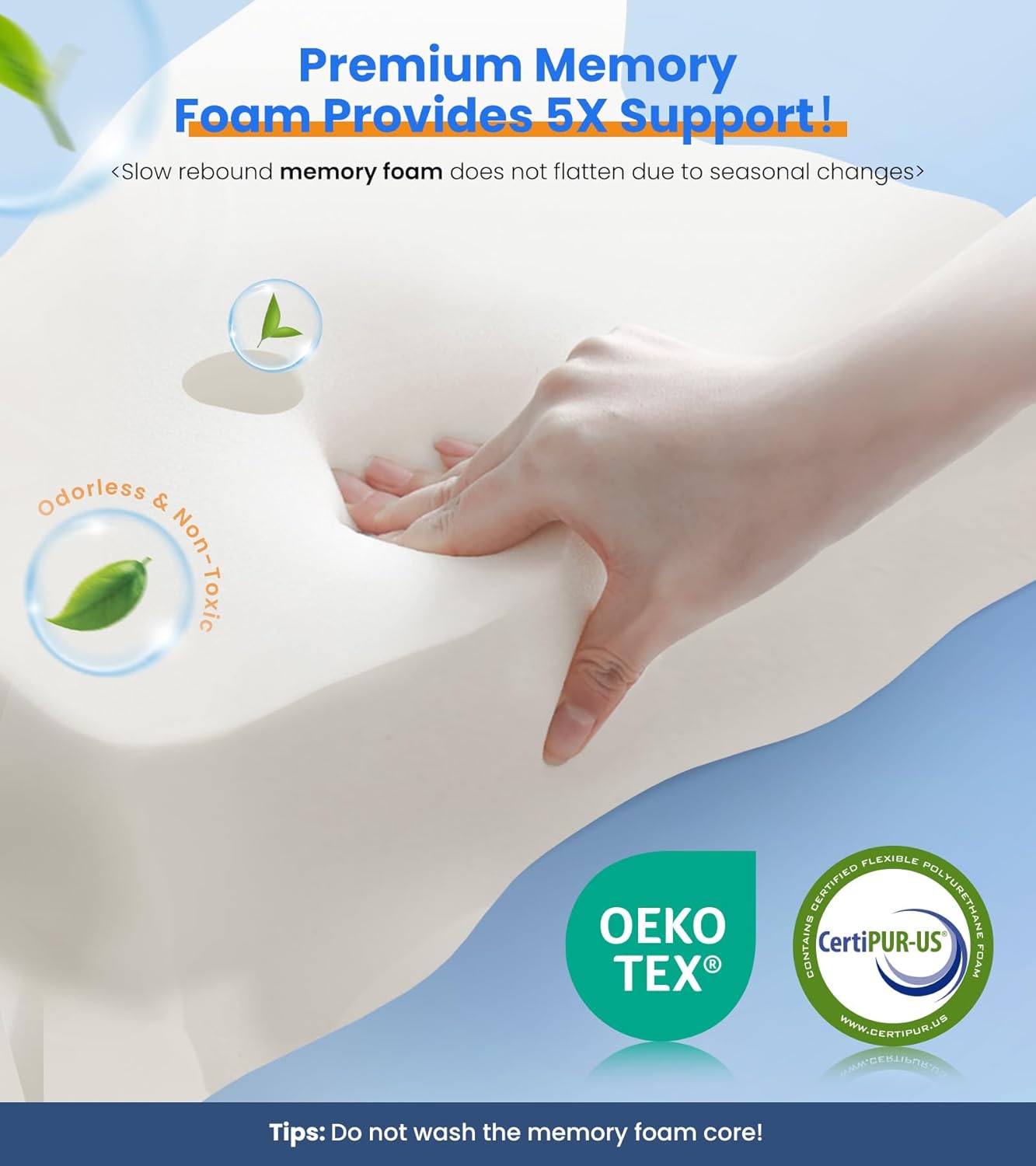 Thumbnail 5 de Cervical Contour Pillow 23.2×13.4×5.1 in