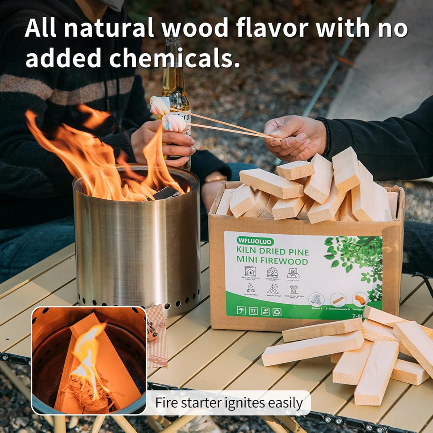 Thumbnail 4 de WFLUOLUO Mini Firewood 5" for Solo Stove