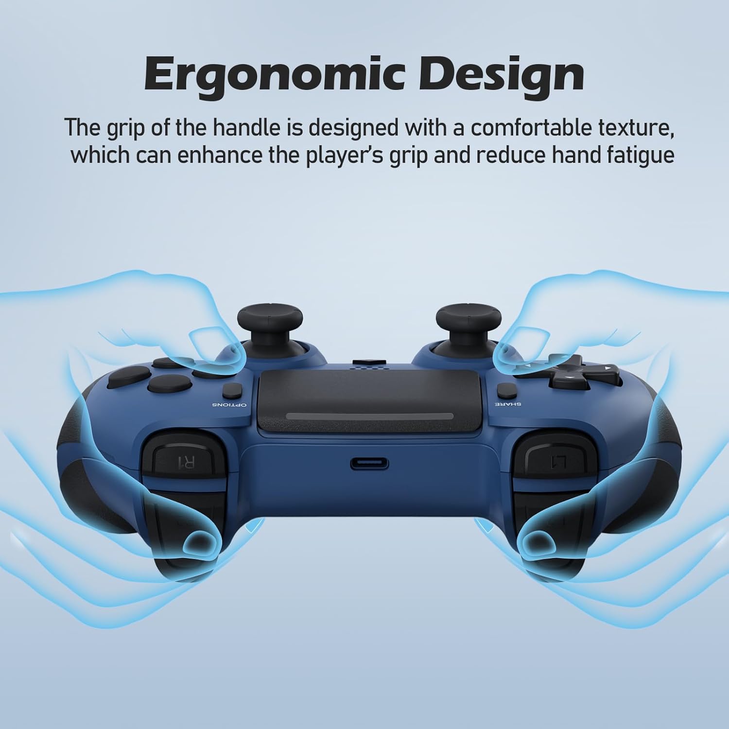 Thumbnail 6 de CHEREEKI Wireless Controller for PS4 (P4, Slim, Pro) with 2 Macro Buttons, Turbo, 3.5mm Audio, 6-Axis Motion