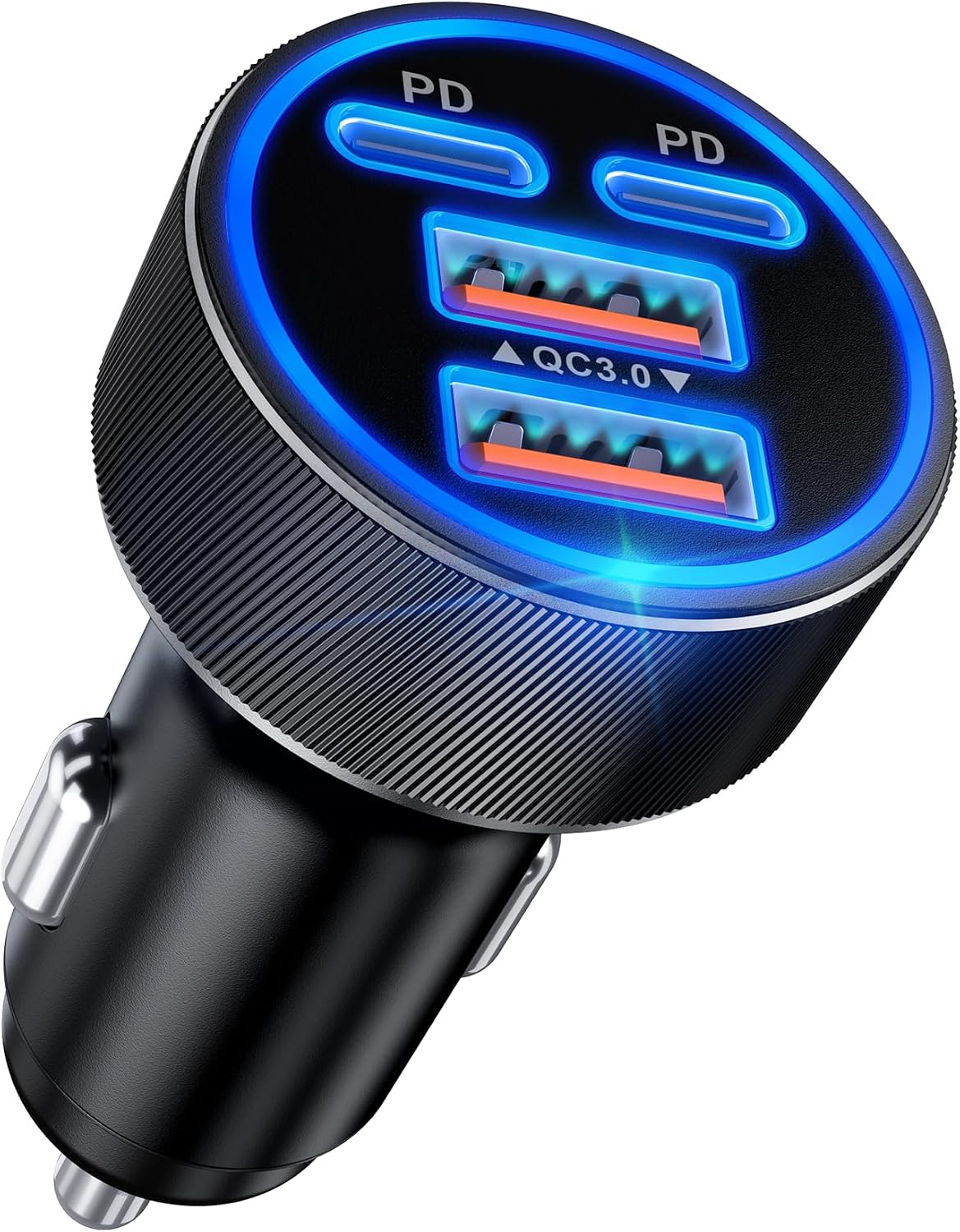 Detalle de 90W 4-Port PD/QC Car Charger Adapter