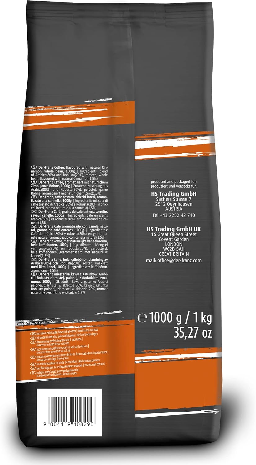 Detalle 2 de Der-Franz Café Aromatizado con Canela 1000 g