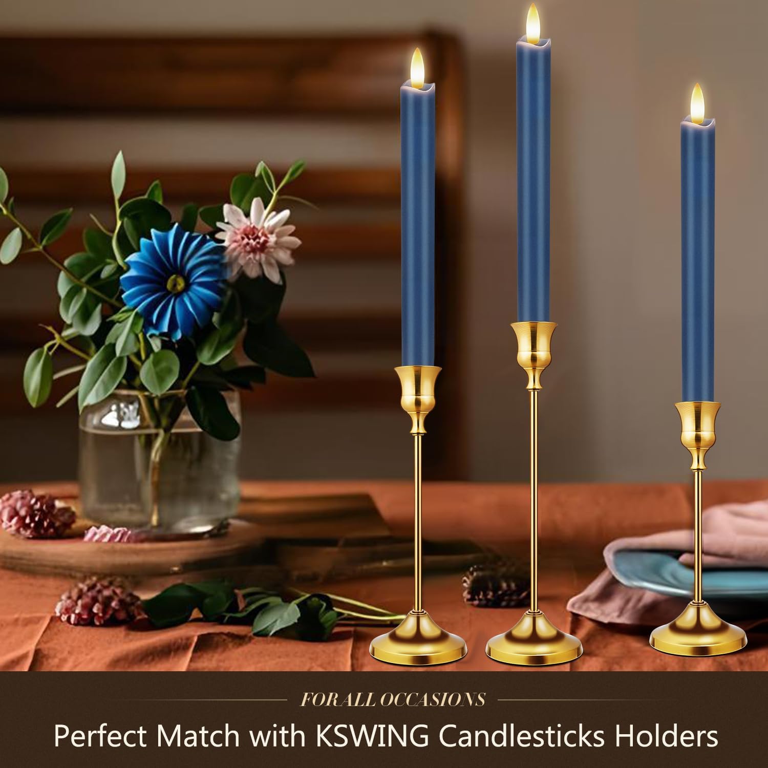 Thumbnail 6 de KSWING LED Taper Candles 9.6" ⚡