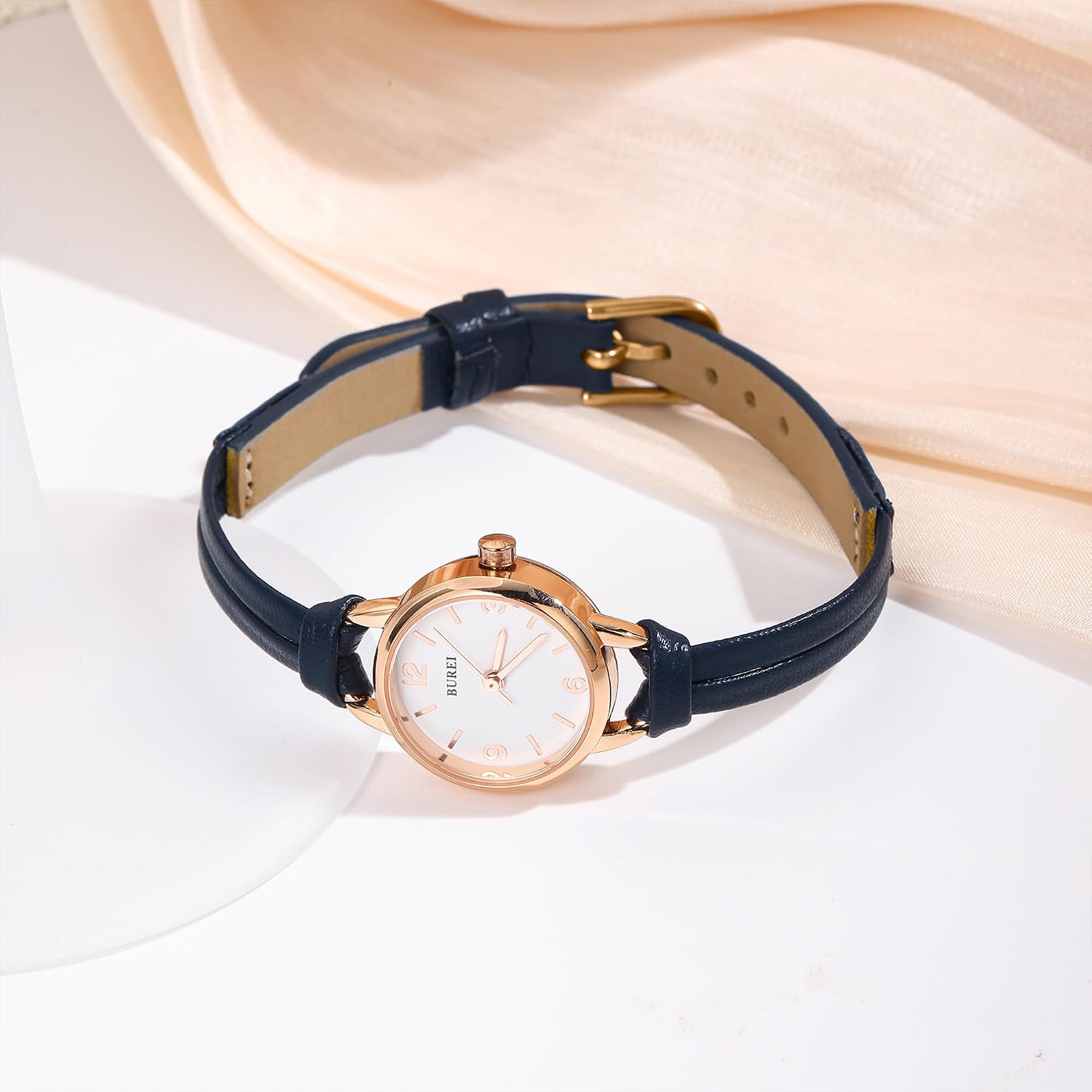 Detalle 2 de BUREI Mini reloj analógico mujer 30 m