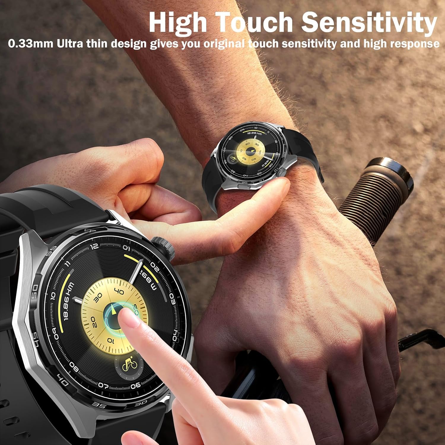 Thumbnail 1 de Simpeak 5 Pcs Screen Protector for Huawei Watch GT6 Pro/6/5/5 Pro/4 46mm