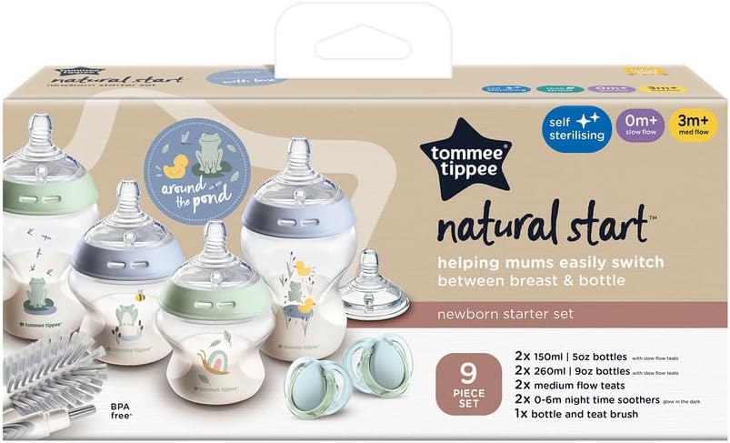 Detalle 2 de Tommee Tippee Natural Start Kit biberons 150/260 ml