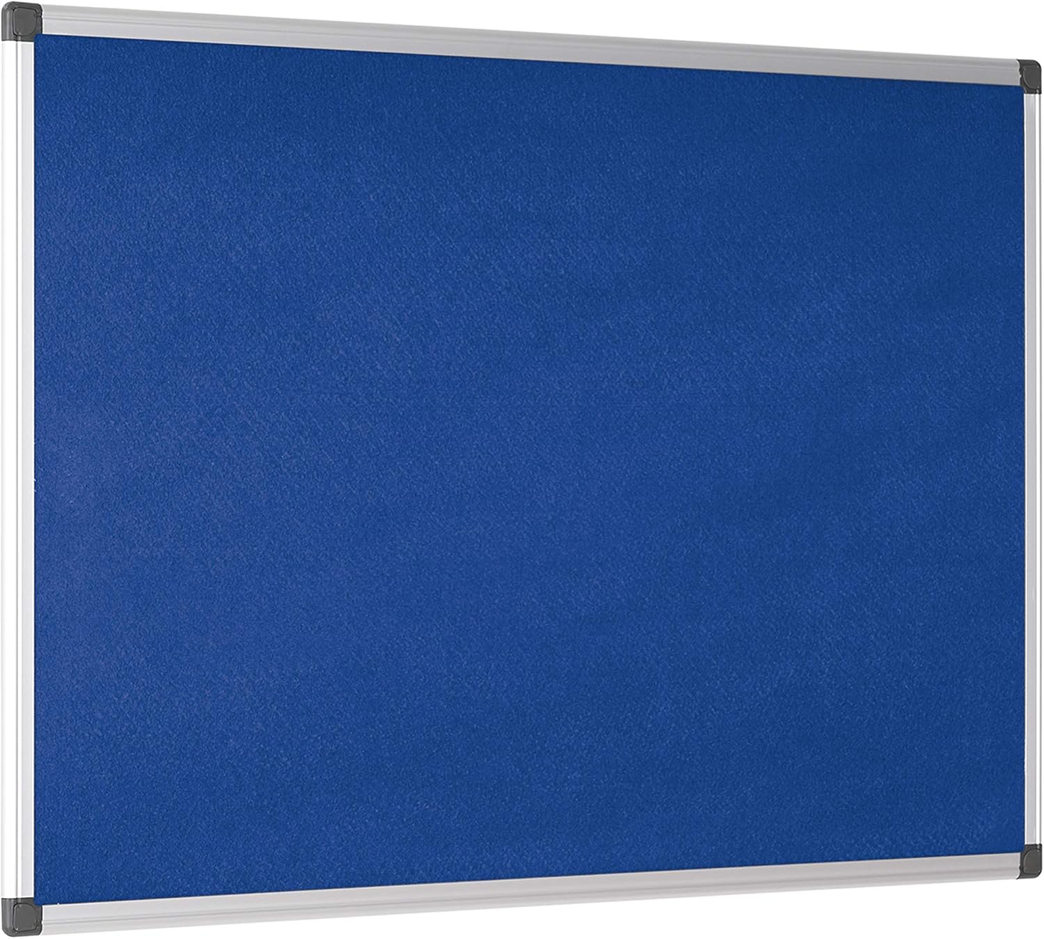 Detalle de Bi-Office Pannello Maya in Feltro Blu 90 x 60 cm con Cornice in Alluminio