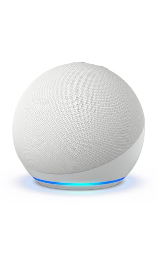 Detalle de Echo Dot (Newest gen) | Glacier White with Alexa+ Early Access