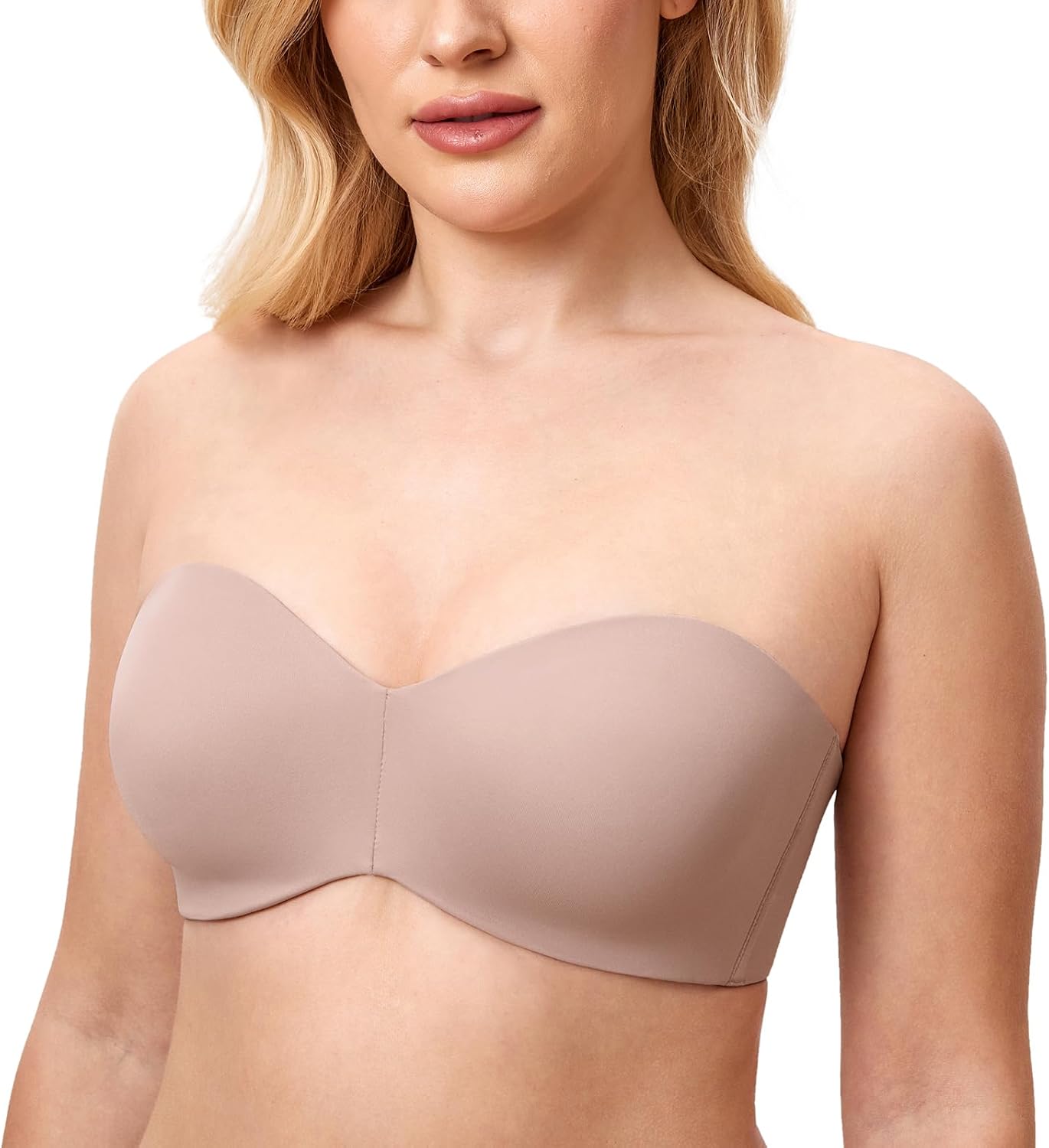 Thumbnail 6 de DELIMIRA Women's Strapless Unlined Minimiser Bra with Underwire and Plus Size Support