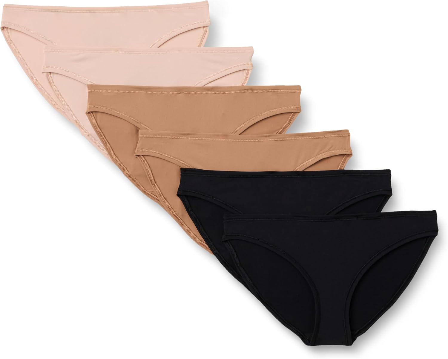 Thumbnail 6 de Amazon Essentials women’s peached microfibre bikini knickers (pack of 6)