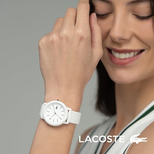 Thumbnail 3 de Lacoste Orologio Analogico da Donna Collezione Lacoste 12.12, Cinturino silicone bianco