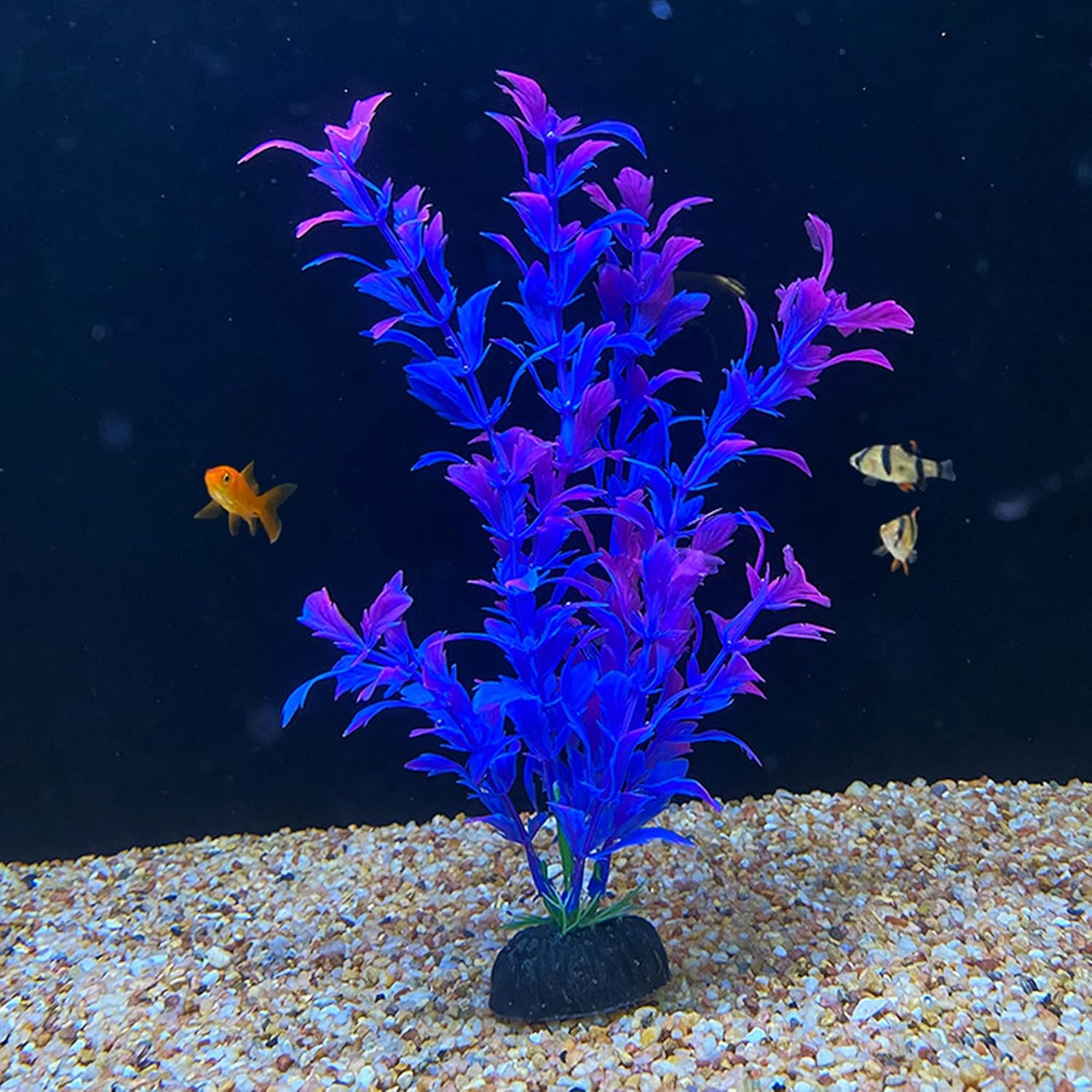 Thumbnail 5 de Cayway 37 PCS Aquarium Artificial Aquatic Plants (Mixed Plastic Plants) with Bases for Fish Tank Decoration