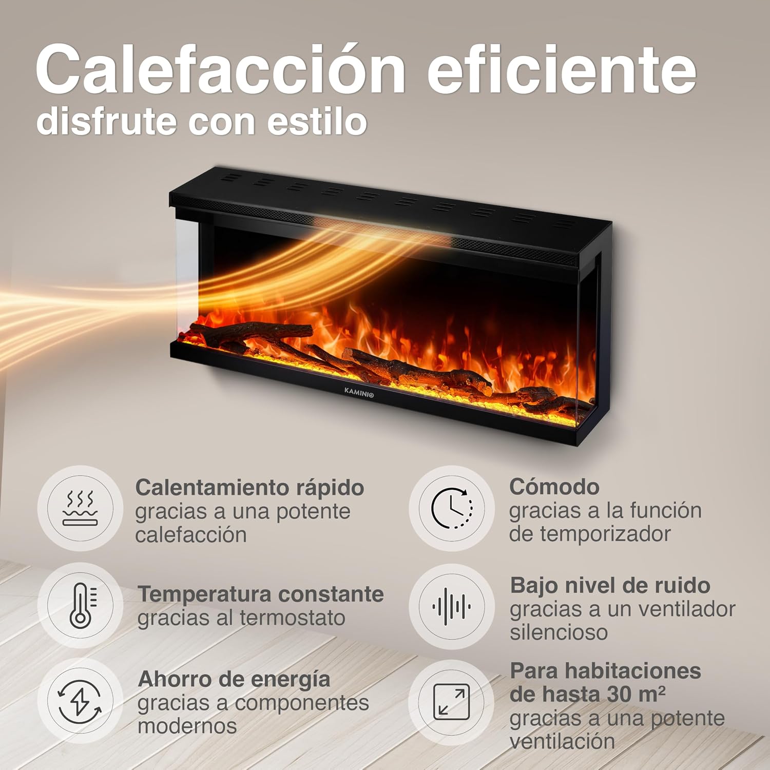 Thumbnail 3 de KAMINIO Chimenea Lea 36 eléctrica