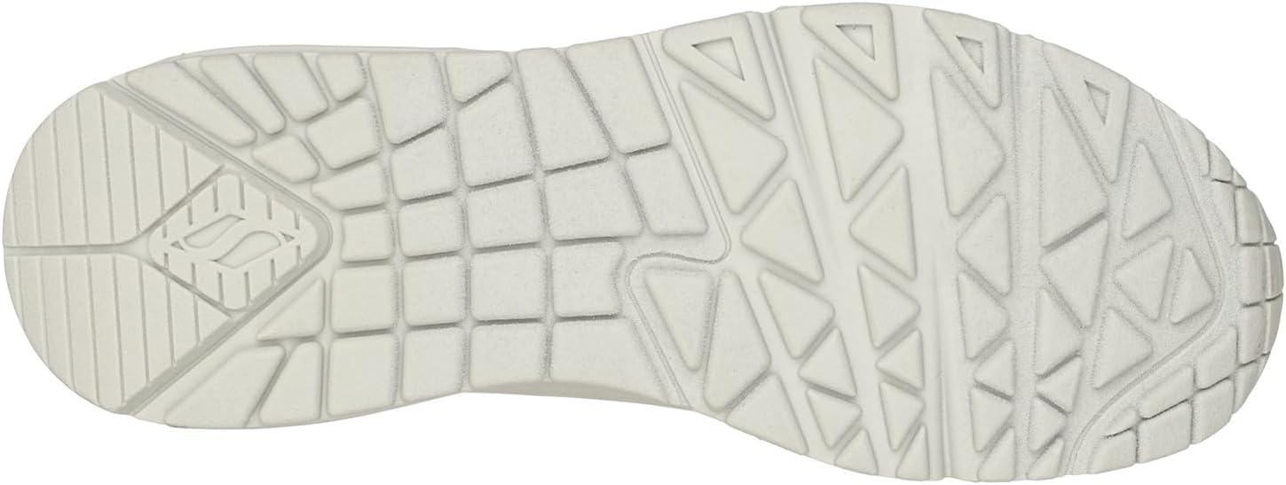 Detalle 1 de Skechers Damen Uno Stand On Air Trainers – Off White Durabuck, 37 EU
