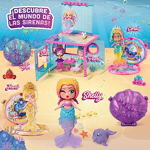 Thumbnail 7 de KOOKYLOOS Mermaid Beach House muñeca con mascota que cambia de color
