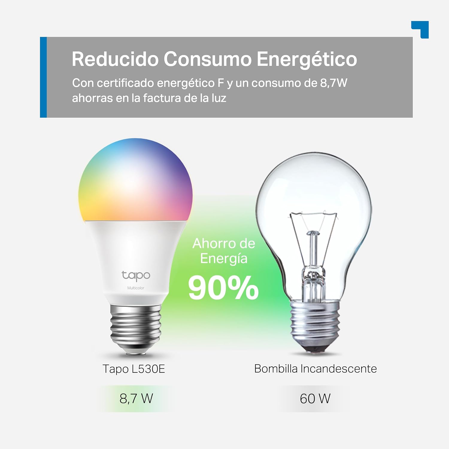 Thumbnail 6 de Tapo L530E Bombilla LED regulable E27 8,3 W