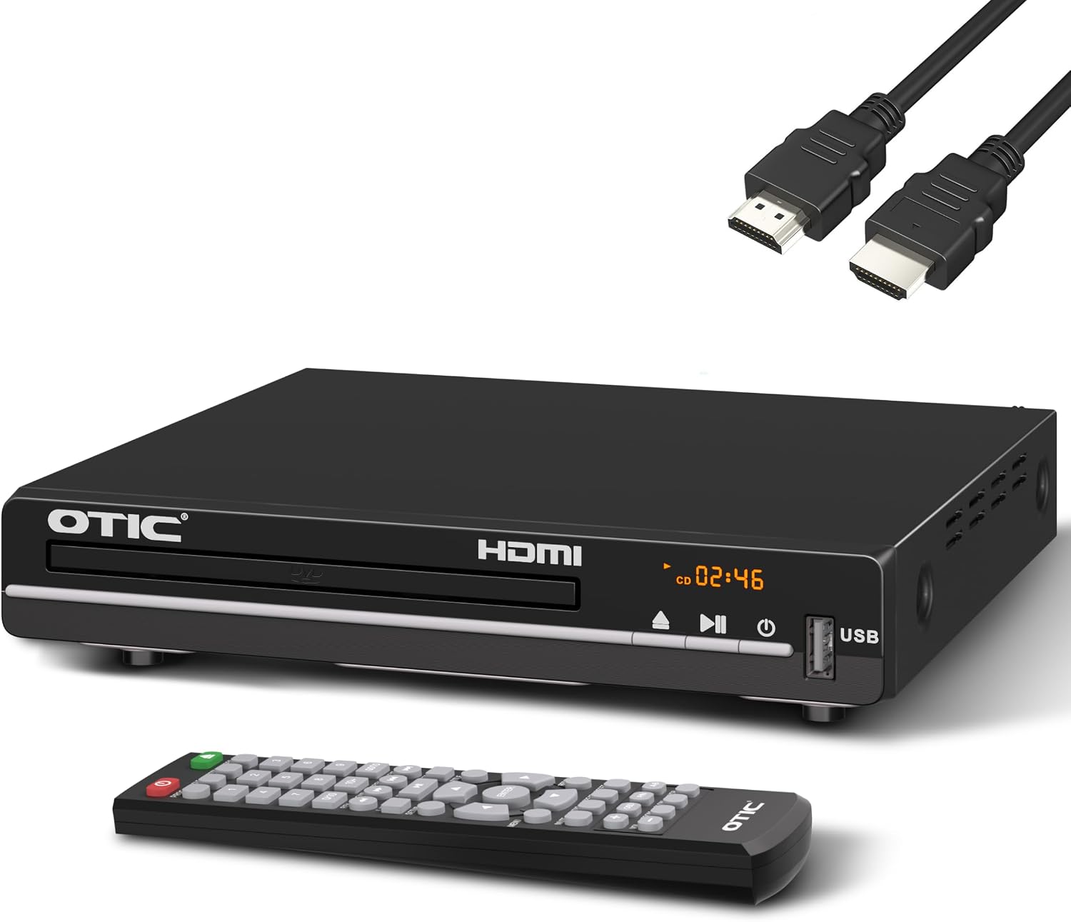 All Region HDMI DVD Player for TV with USB Playback and Metal Housing