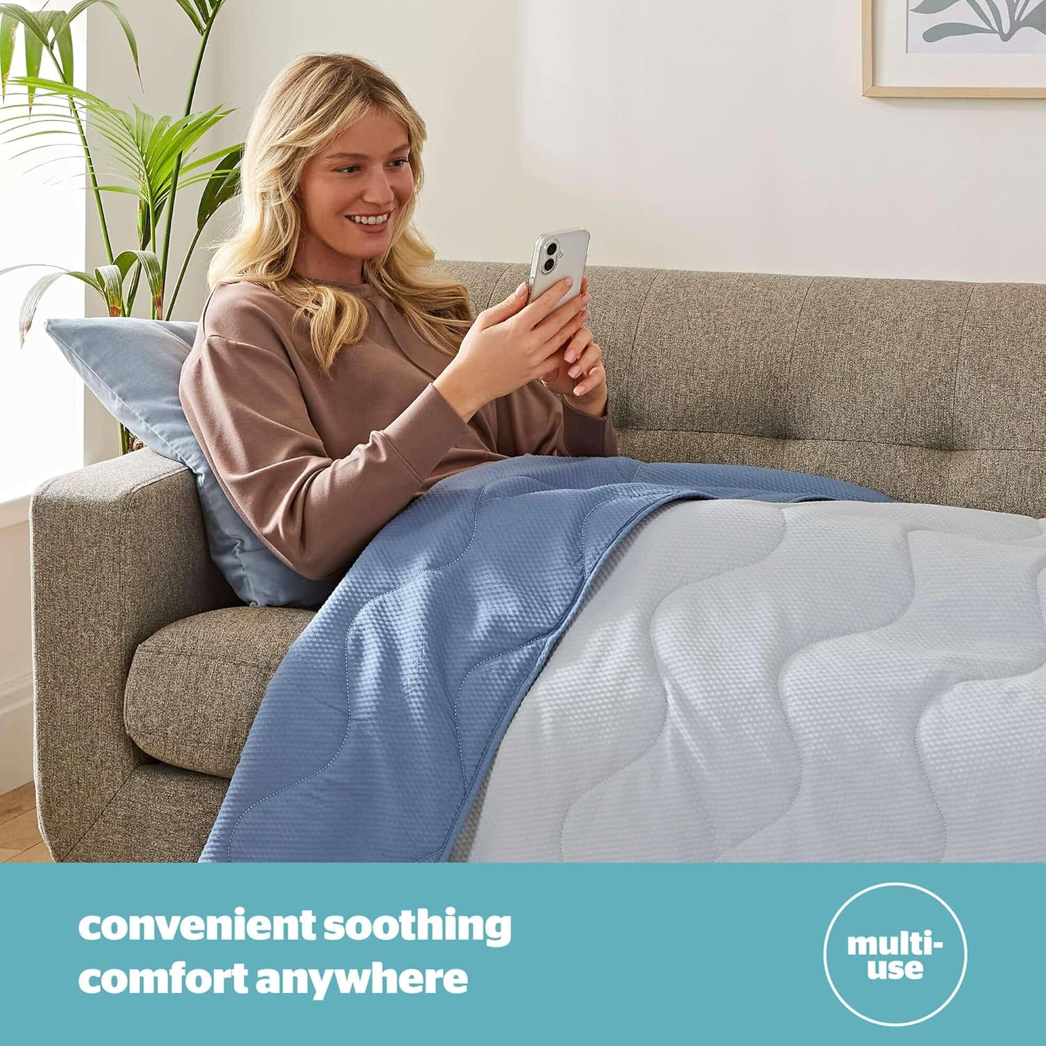 Thumbnail 5 de Silentnight Summer Breeze Coverless Seersucker Duvet (2.5 Tog) – Double