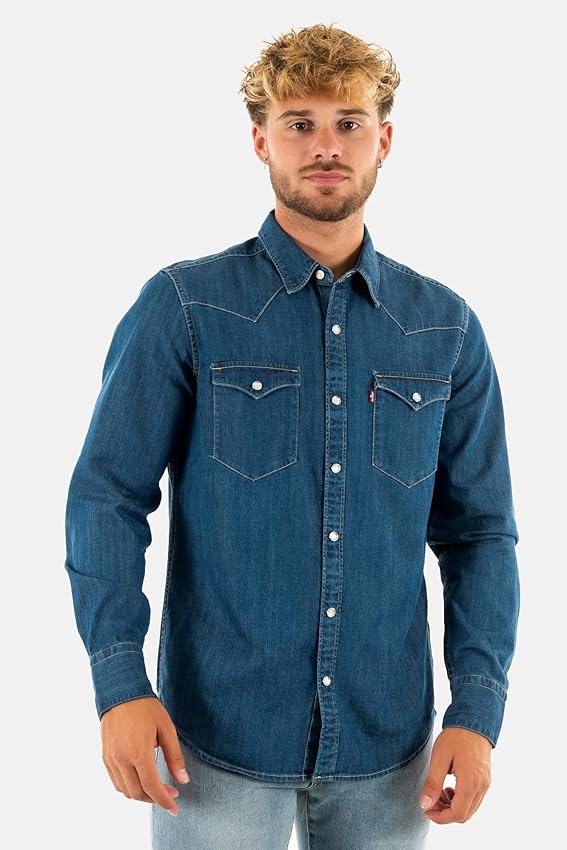 Thumbnail 1 de LEVIS Flat Finish Barstow Western XXL vaqueros Indigo 1️⃣