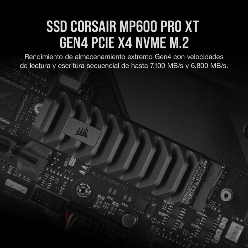 Thumbnail 1 de Corsair MP600 PRO XT SSD 1TB NVMe M.2 💾