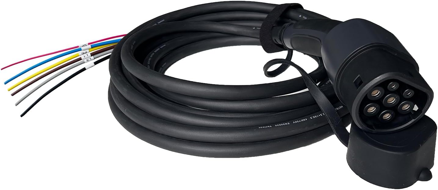 Thumbnail 5 de dé Typ 2 Ladekabel offenes Ende 11 kW (10 m, 16 A, 3-phasig) als Wallbox-Ersatzkabel