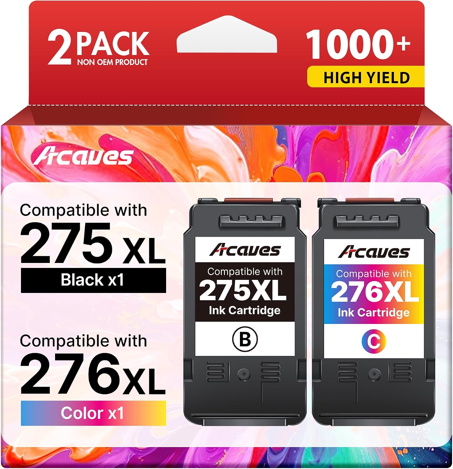 Detalle de Acaves replacement ink cartridges PG-275XL/CL-276XL