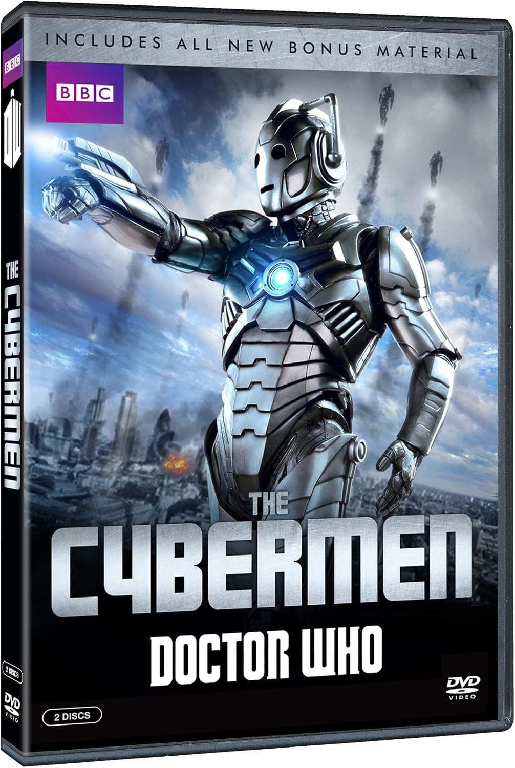 Detalle 2 de BBC Studios 883929471102 Doctor Who: The Cybermen DVD with Classic Story