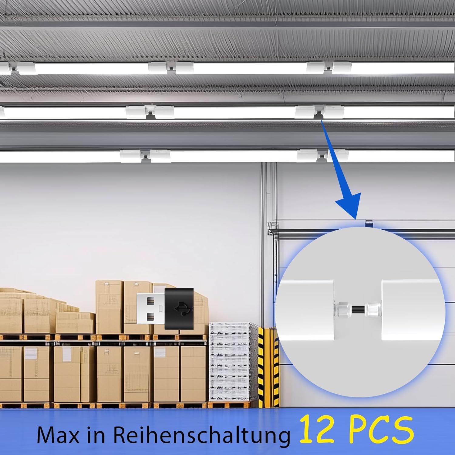 Thumbnail 3 de ANTENLICHT Feuchtraumleuchte LED 150 cm 45 W