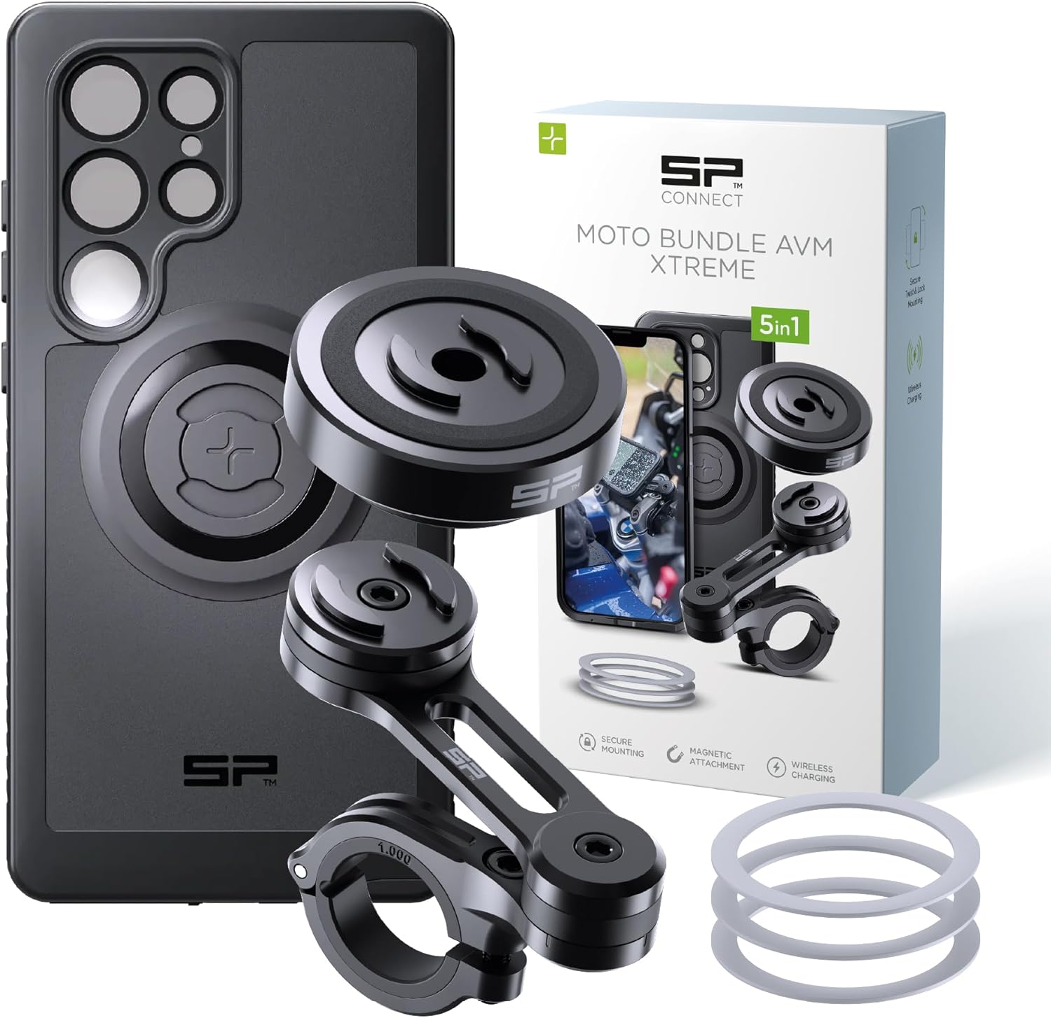 SP CONNECT Moto Bundle II AVM Xtreme | SPC+ – Support pour Samsung S23 Ultra