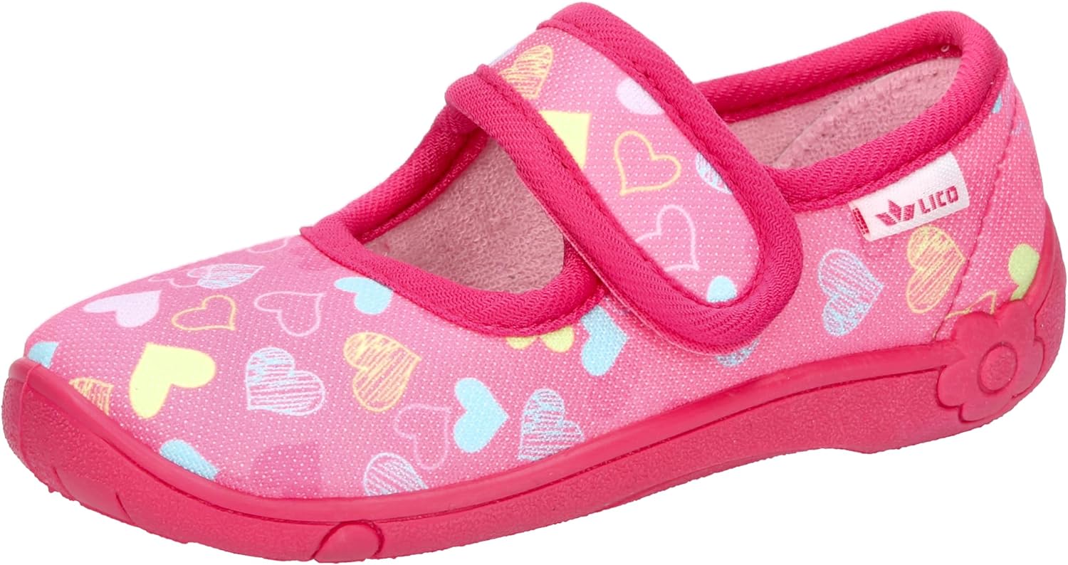 Thumbnail 6 de Lico Mädchen Cookie Girl Hausschuh – Kinderschuhe mit Klett und flexibler TPR-Sohle